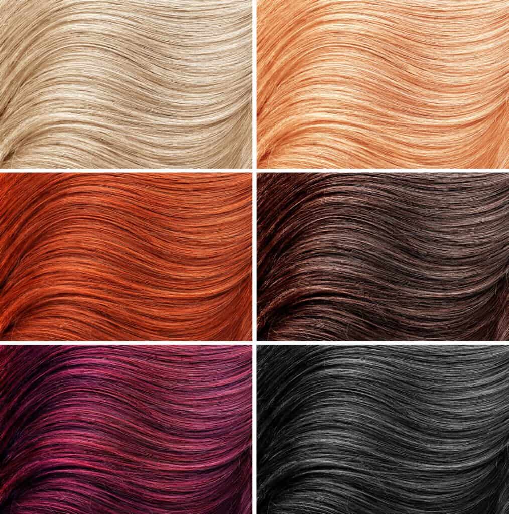 Different hair colors