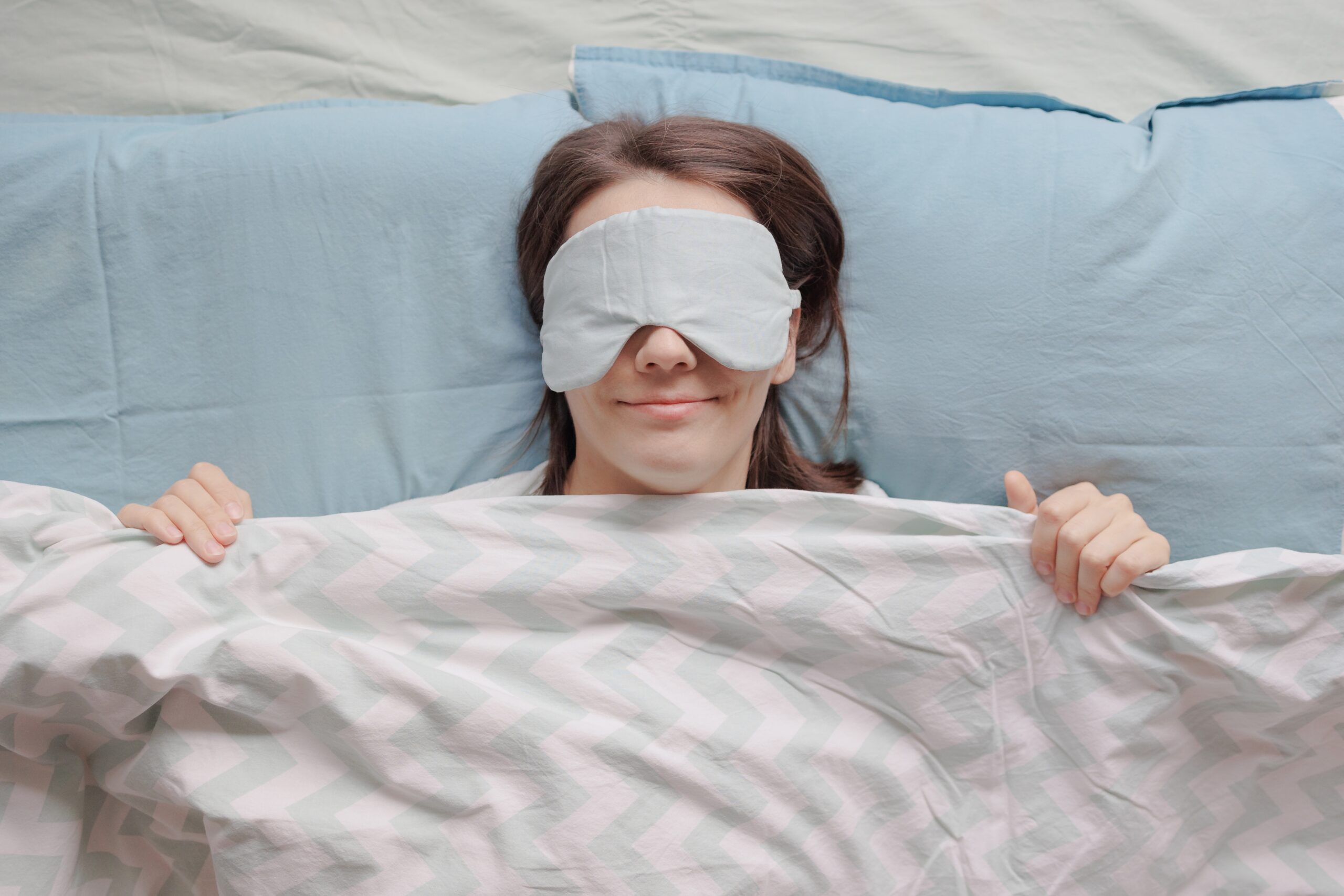 a young woman with sleep deprivation and mental difficulties. jet lag or insomnia due to stress