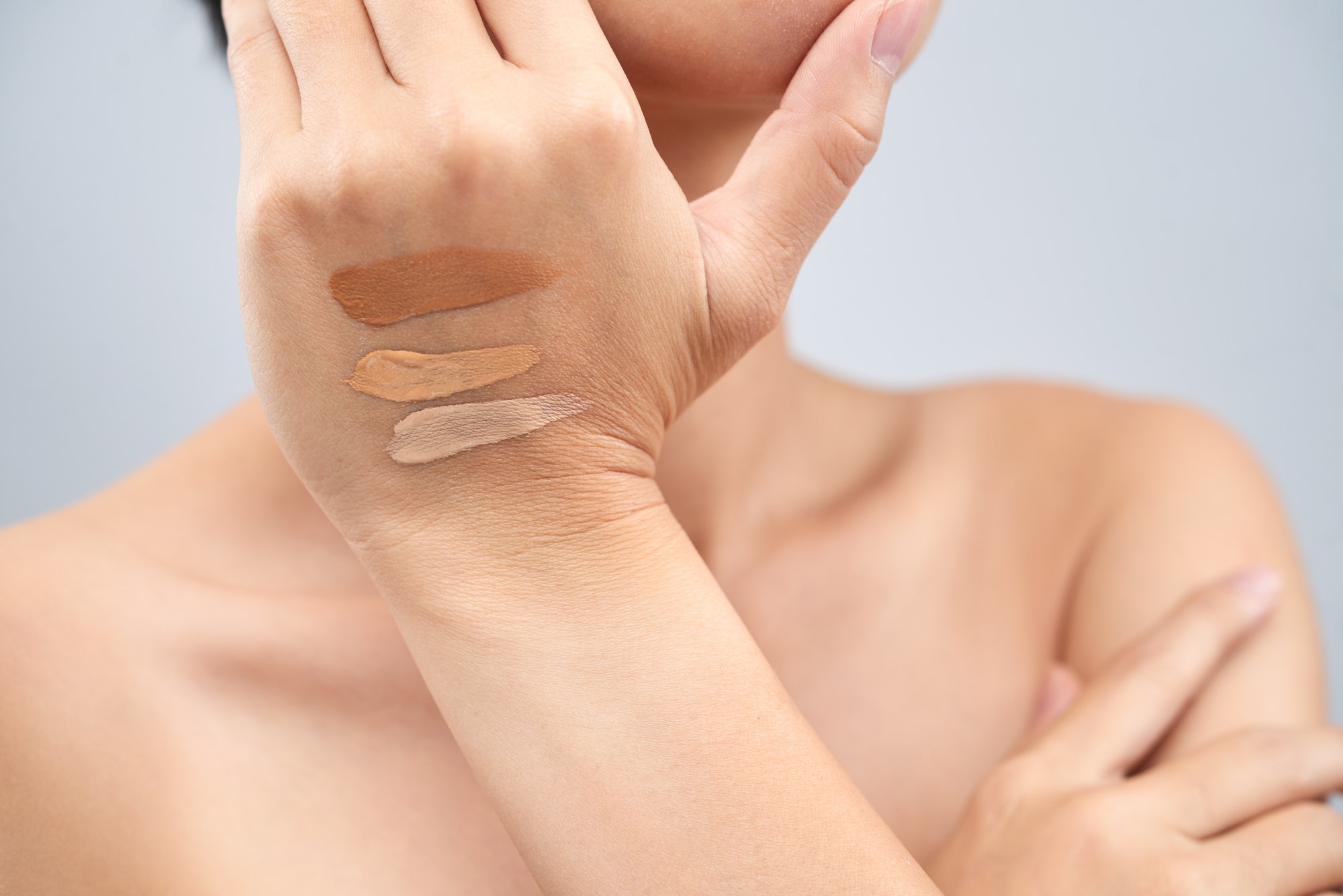 Three tones for perfect skin